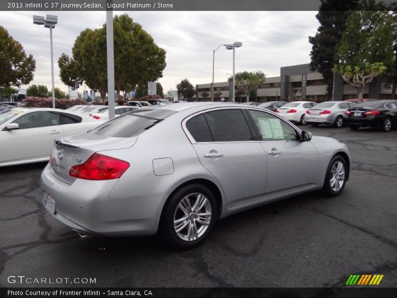 Liquid Platinum / Stone 2013 Infiniti G 37 Journey Sedan
