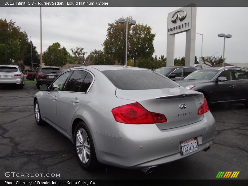Liquid Platinum / Stone 2013 Infiniti G 37 Journey Sedan