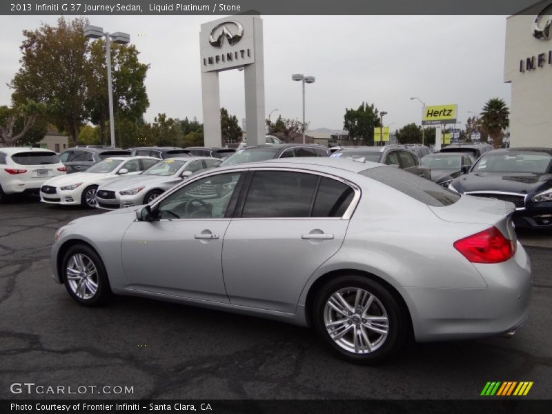 Liquid Platinum / Stone 2013 Infiniti G 37 Journey Sedan