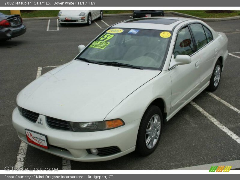 Dover White Pearl / Tan 2002 Mitsubishi Galant ES