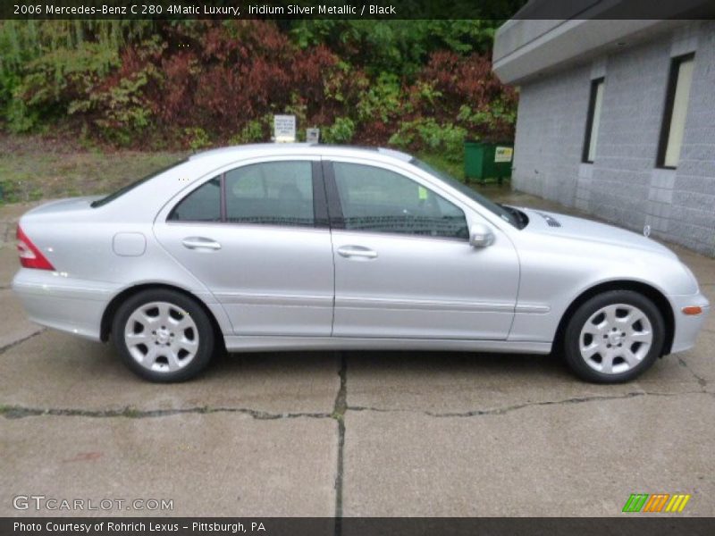 Iridium Silver Metallic / Black 2006 Mercedes-Benz C 280 4Matic Luxury