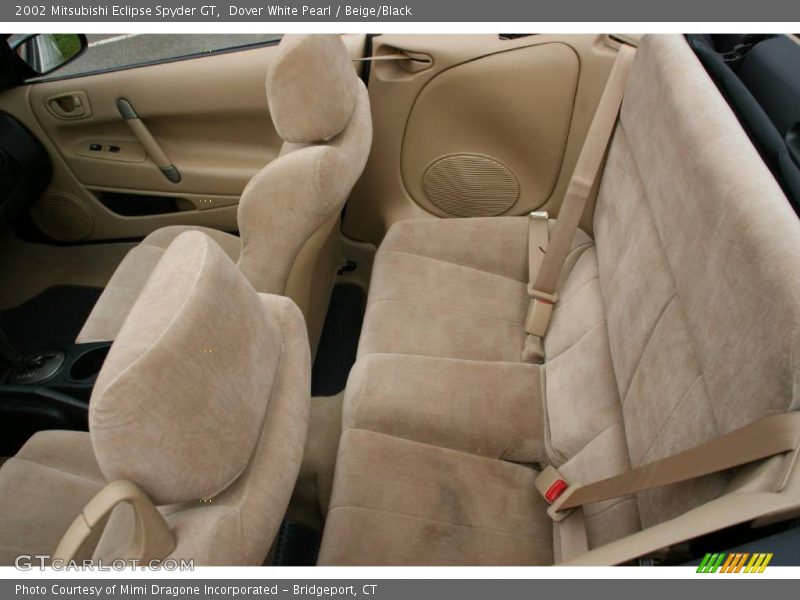 Dover White Pearl / Beige/Black 2002 Mitsubishi Eclipse Spyder GT