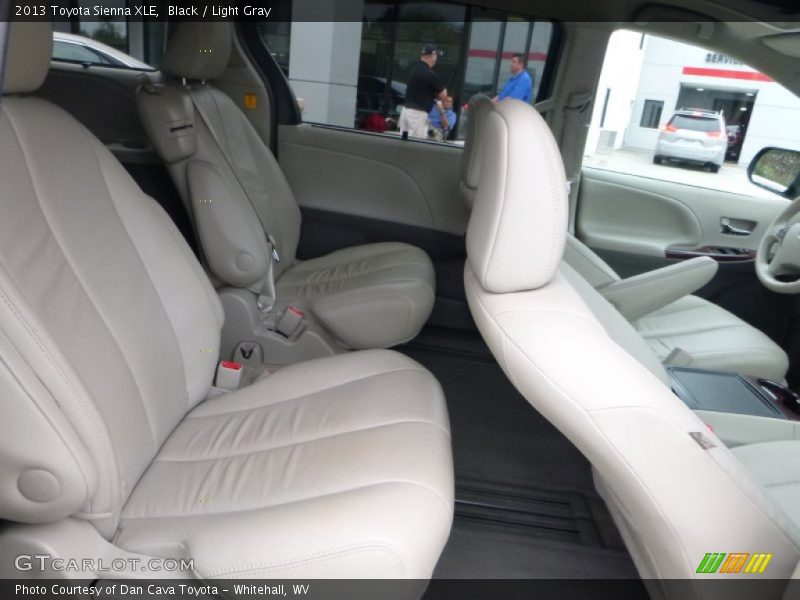 Black / Light Gray 2013 Toyota Sienna XLE