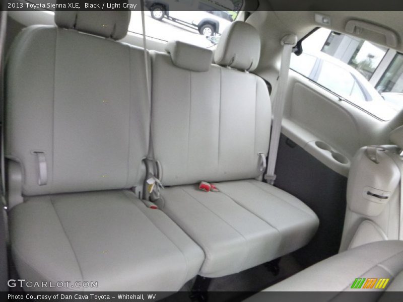 Black / Light Gray 2013 Toyota Sienna XLE