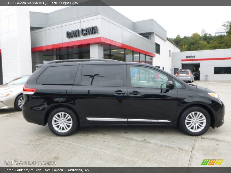Black / Light Gray 2013 Toyota Sienna XLE