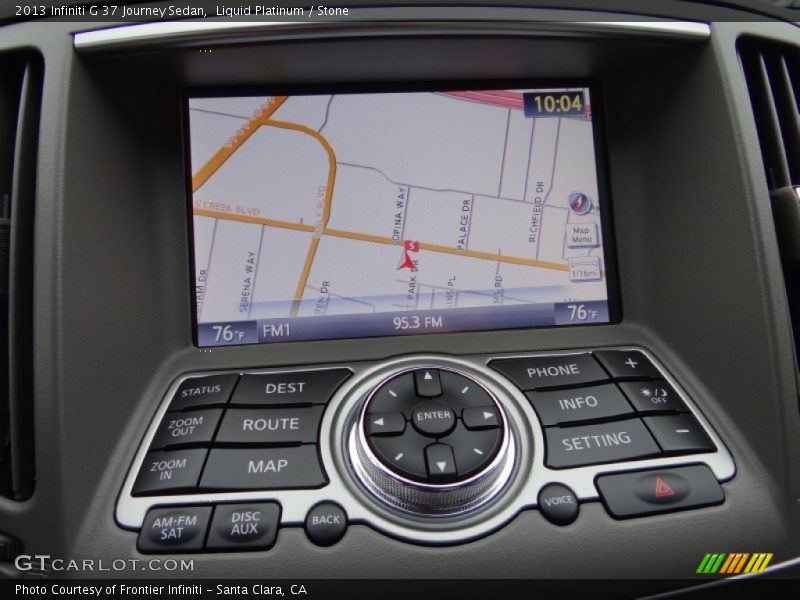 Liquid Platinum / Stone 2013 Infiniti G 37 Journey Sedan