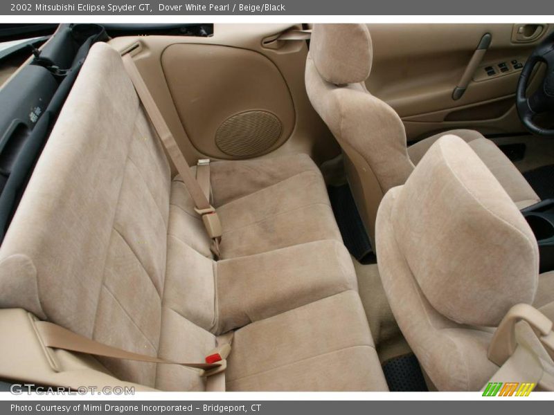 Dover White Pearl / Beige/Black 2002 Mitsubishi Eclipse Spyder GT