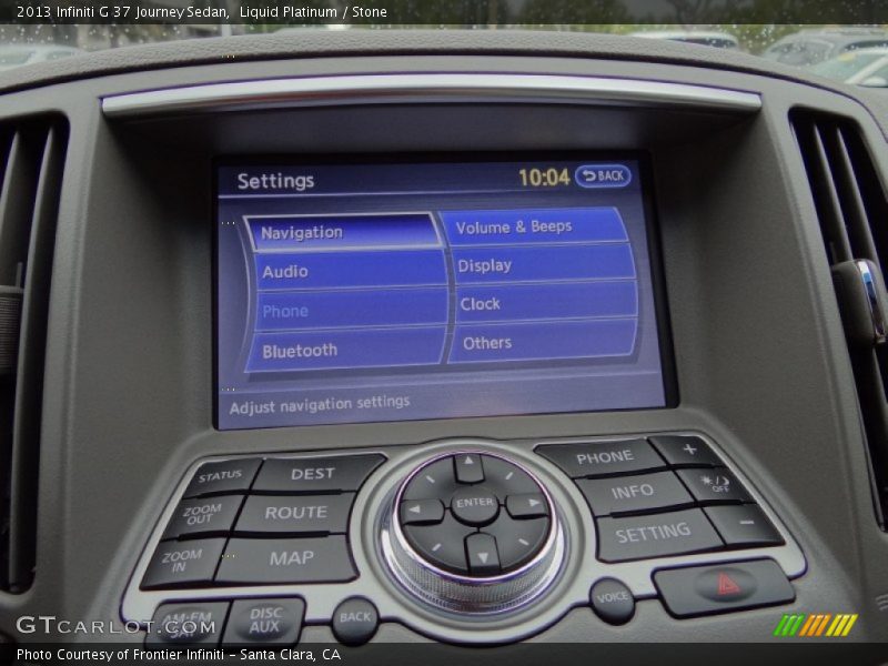 Liquid Platinum / Stone 2013 Infiniti G 37 Journey Sedan