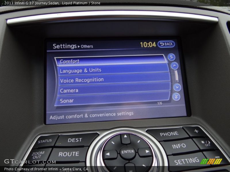 Liquid Platinum / Stone 2013 Infiniti G 37 Journey Sedan