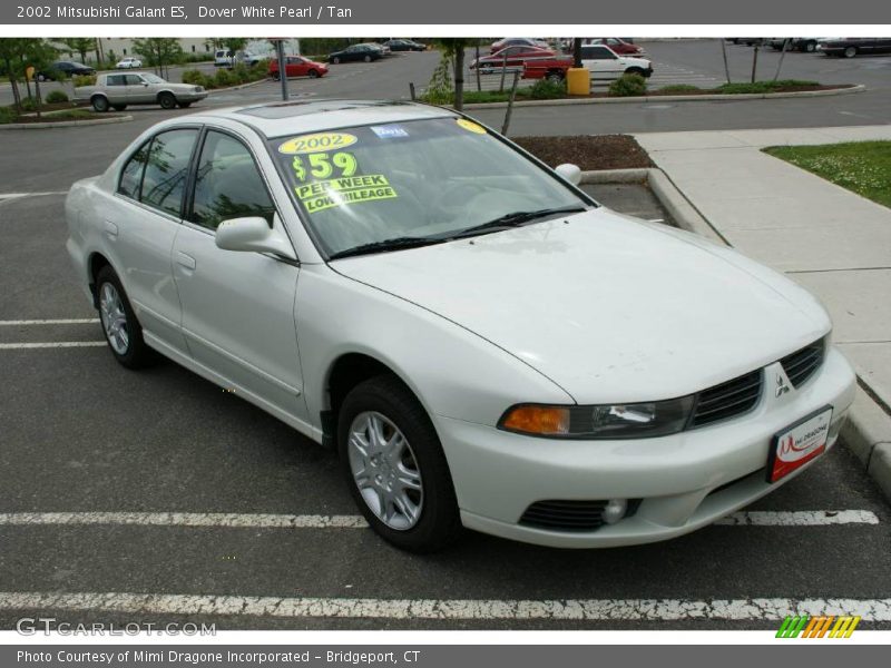 Dover White Pearl / Tan 2002 Mitsubishi Galant ES