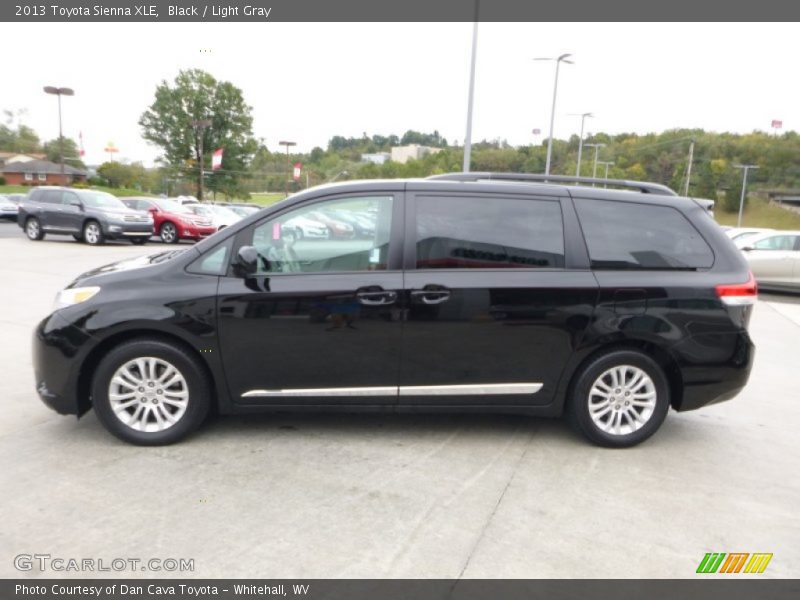 Black / Light Gray 2013 Toyota Sienna XLE