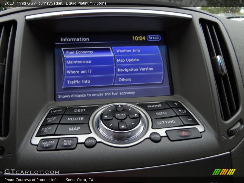 Liquid Platinum / Stone 2013 Infiniti G 37 Journey Sedan