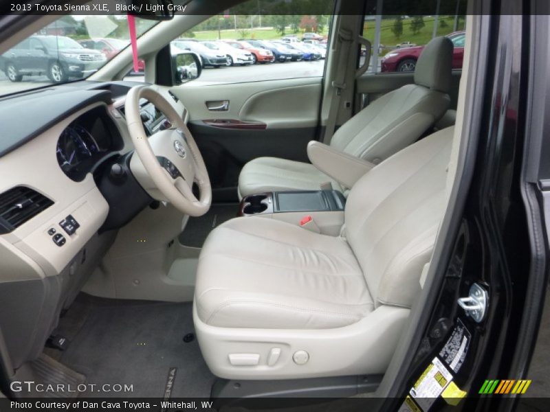 Black / Light Gray 2013 Toyota Sienna XLE
