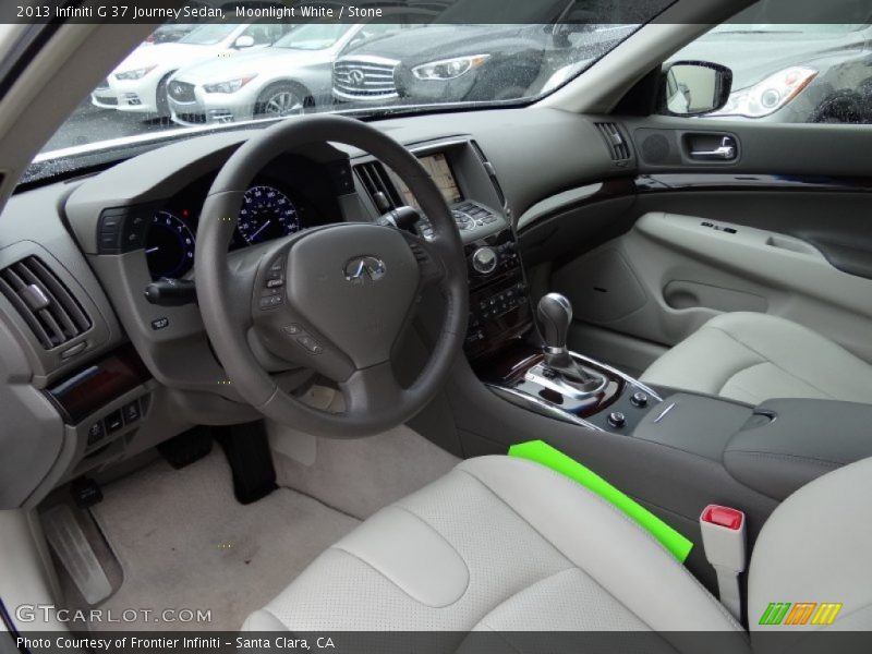 Moonlight White / Stone 2013 Infiniti G 37 Journey Sedan