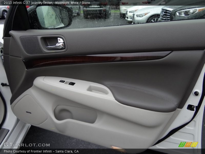 Moonlight White / Stone 2013 Infiniti G 37 Journey Sedan