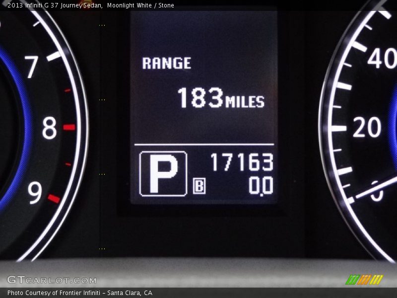Moonlight White / Stone 2013 Infiniti G 37 Journey Sedan
