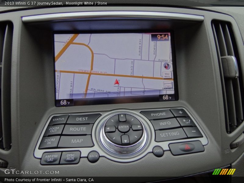 Moonlight White / Stone 2013 Infiniti G 37 Journey Sedan