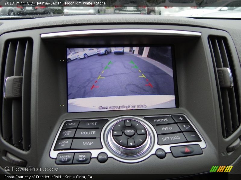 Moonlight White / Stone 2013 Infiniti G 37 Journey Sedan