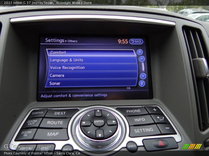 Moonlight White / Stone 2013 Infiniti G 37 Journey Sedan