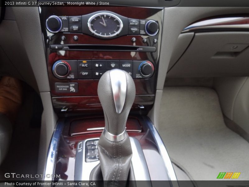 Moonlight White / Stone 2013 Infiniti G 37 Journey Sedan