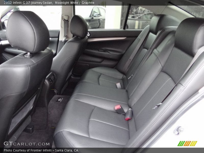 Moonlight White / Graphite 2012 Infiniti G 37 Journey Sedan