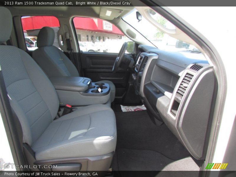 Bright White / Black/Diesel Gray 2013 Ram 1500 Tradesman Quad Cab