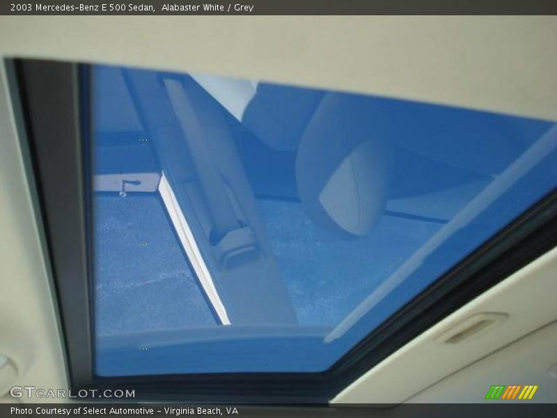 Alabaster White / Grey 2003 Mercedes-Benz E 500 Sedan