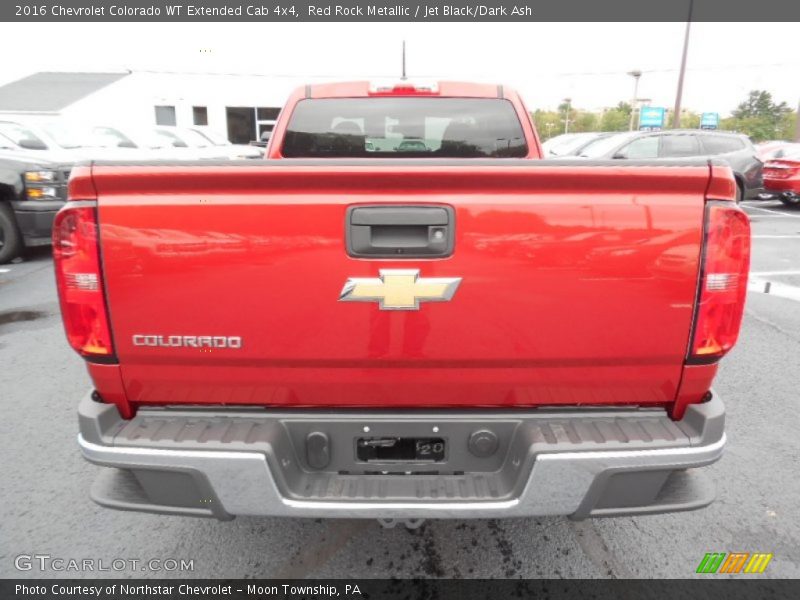 Red Rock Metallic / Jet Black/Dark Ash 2016 Chevrolet Colorado WT Extended Cab 4x4