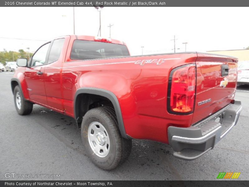 Red Rock Metallic / Jet Black/Dark Ash 2016 Chevrolet Colorado WT Extended Cab 4x4