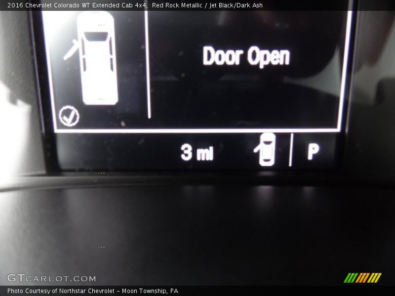 Red Rock Metallic / Jet Black/Dark Ash 2016 Chevrolet Colorado WT Extended Cab 4x4