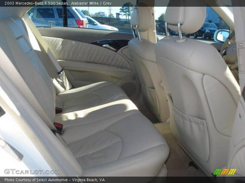 Alabaster White / Grey 2003 Mercedes-Benz E 500 Sedan