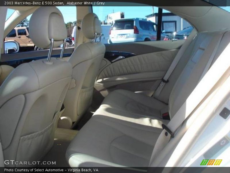 Alabaster White / Grey 2003 Mercedes-Benz E 500 Sedan