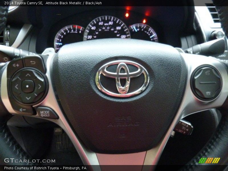 Attitude Black Metallic / Black/Ash 2014 Toyota Camry SE