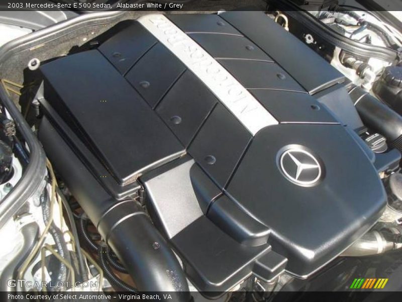Alabaster White / Grey 2003 Mercedes-Benz E 500 Sedan