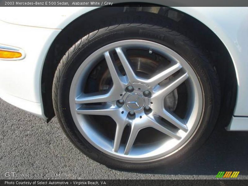 Alabaster White / Grey 2003 Mercedes-Benz E 500 Sedan