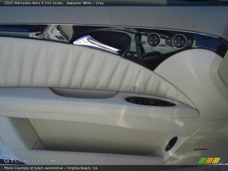 Alabaster White / Grey 2003 Mercedes-Benz E 500 Sedan