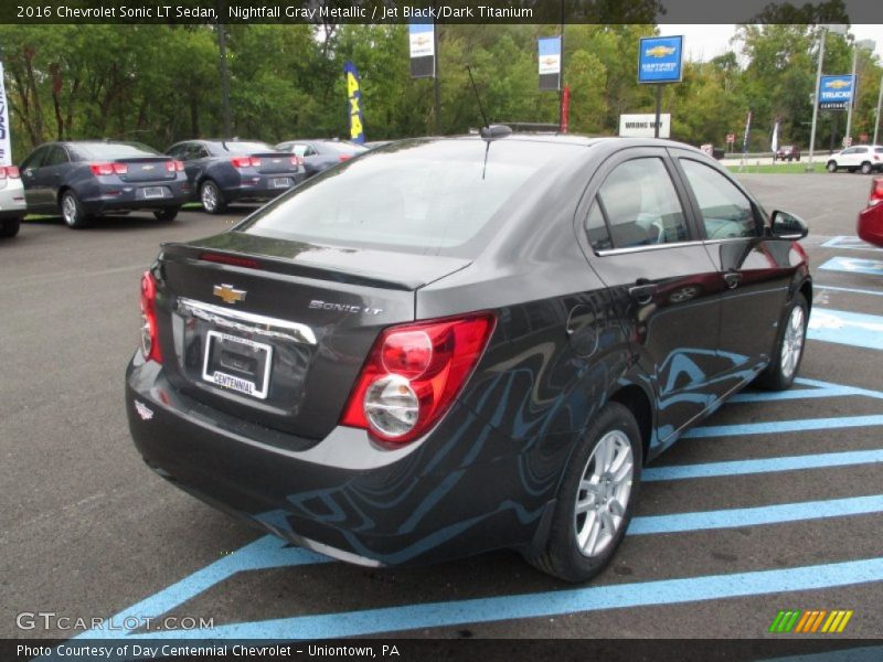 Nightfall Gray Metallic / Jet Black/Dark Titanium 2016 Chevrolet Sonic LT Sedan