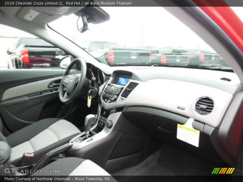 Red Hot / Jet Black/Medium Titanium 2016 Chevrolet Cruze Limited LS