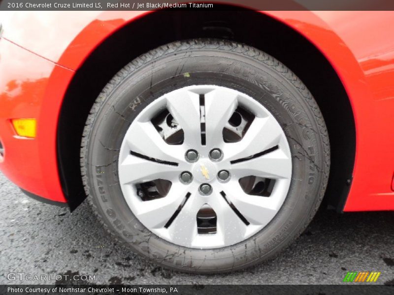 Red Hot / Jet Black/Medium Titanium 2016 Chevrolet Cruze Limited LS