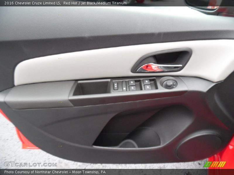 Red Hot / Jet Black/Medium Titanium 2016 Chevrolet Cruze Limited LS