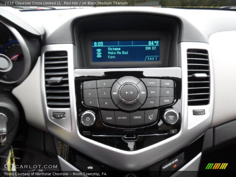 Red Hot / Jet Black/Medium Titanium 2016 Chevrolet Cruze Limited LS