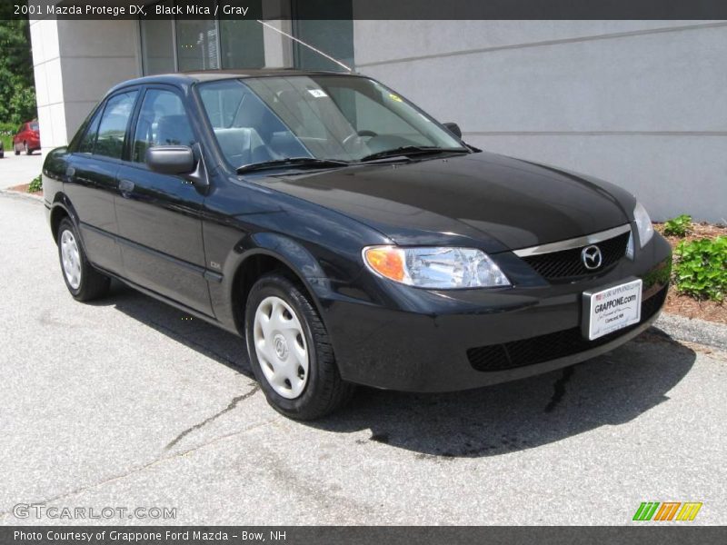 Black Mica / Gray 2001 Mazda Protege DX