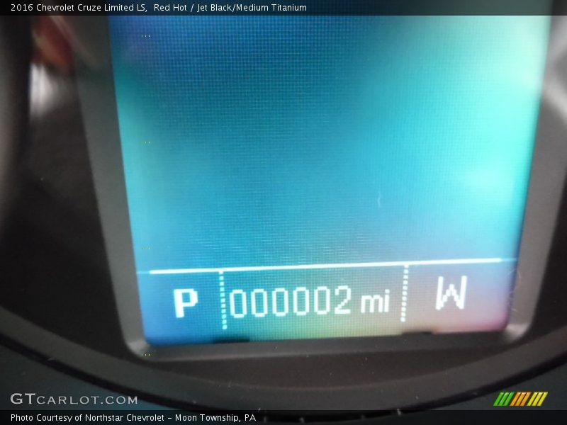 Red Hot / Jet Black/Medium Titanium 2016 Chevrolet Cruze Limited LS