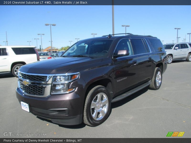 Sable Metallic / Jet Black 2016 Chevrolet Suburban LT 4WD