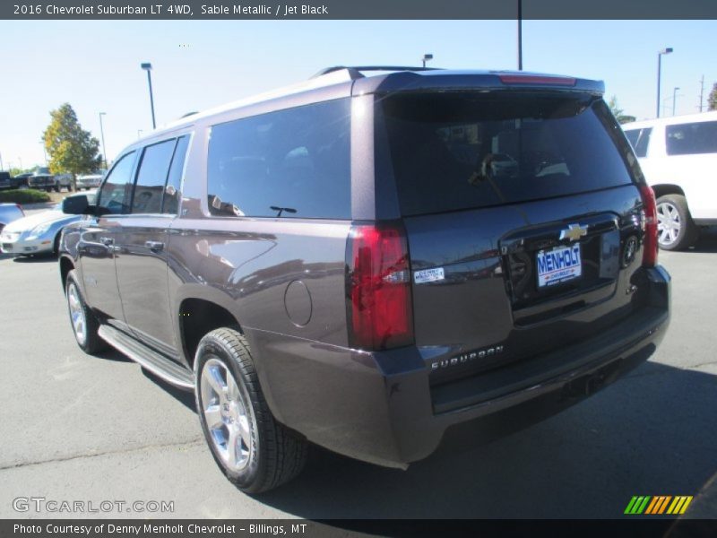 Sable Metallic / Jet Black 2016 Chevrolet Suburban LT 4WD