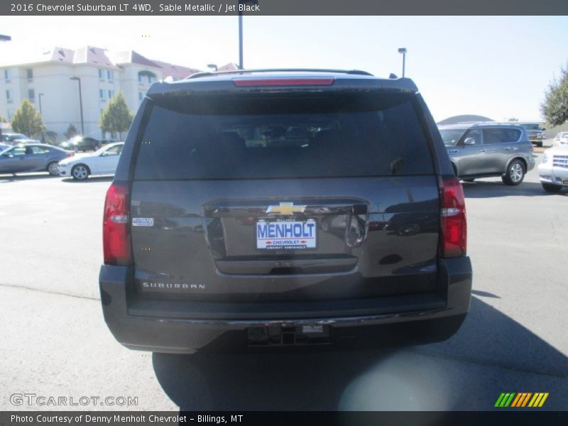 Sable Metallic / Jet Black 2016 Chevrolet Suburban LT 4WD