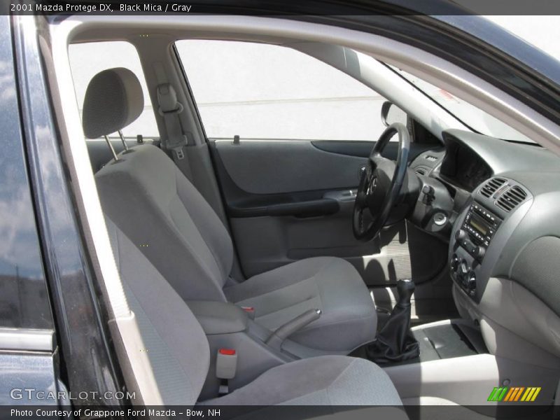 Black Mica / Gray 2001 Mazda Protege DX