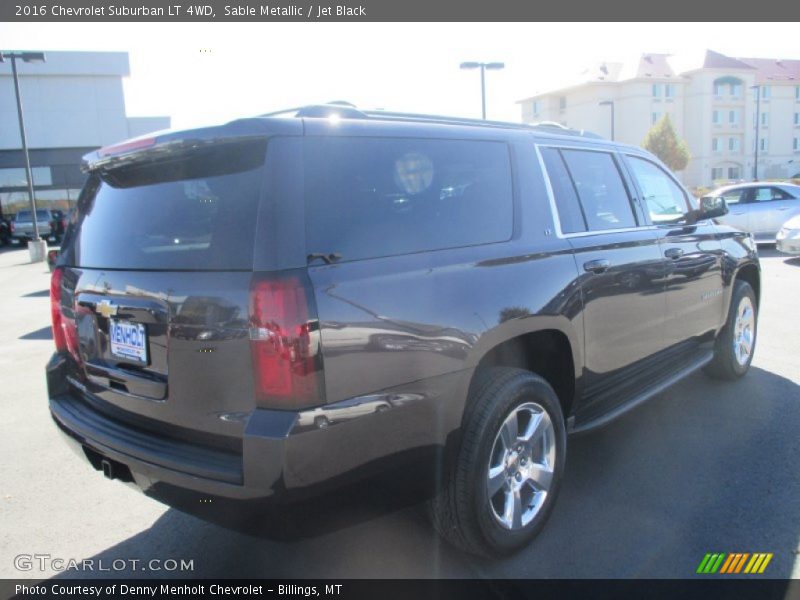 Sable Metallic / Jet Black 2016 Chevrolet Suburban LT 4WD