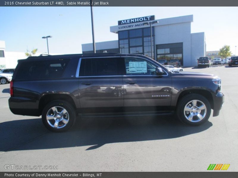 Sable Metallic / Jet Black 2016 Chevrolet Suburban LT 4WD