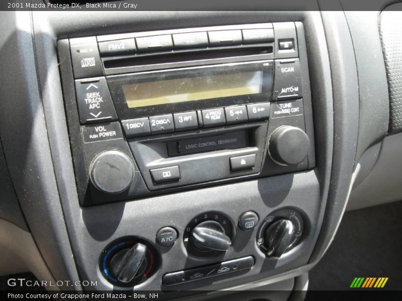 Black Mica / Gray 2001 Mazda Protege DX